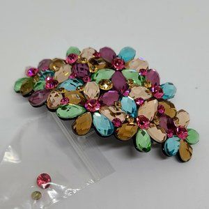 BRAND NEW - Flower Jeweled Hair Clip